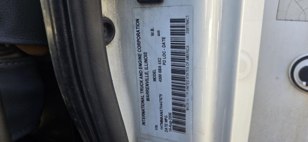 2007 Int'l 4300 Altec T40C Cable Placer Truck
