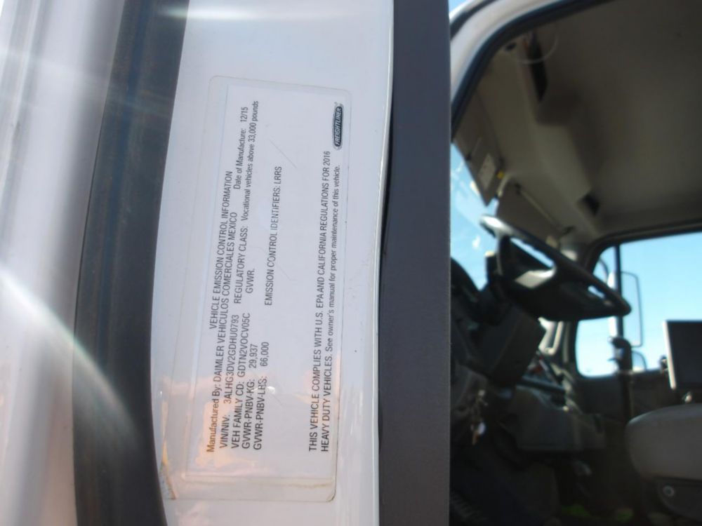 2016 Freightliner 114SD 6x4 "Rail Gear Equipped Chemical Spray Truck