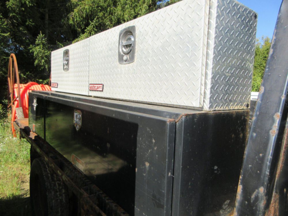 2019 Ford F-550 Diesel 4x4 Crew Cab Flatbed Truck