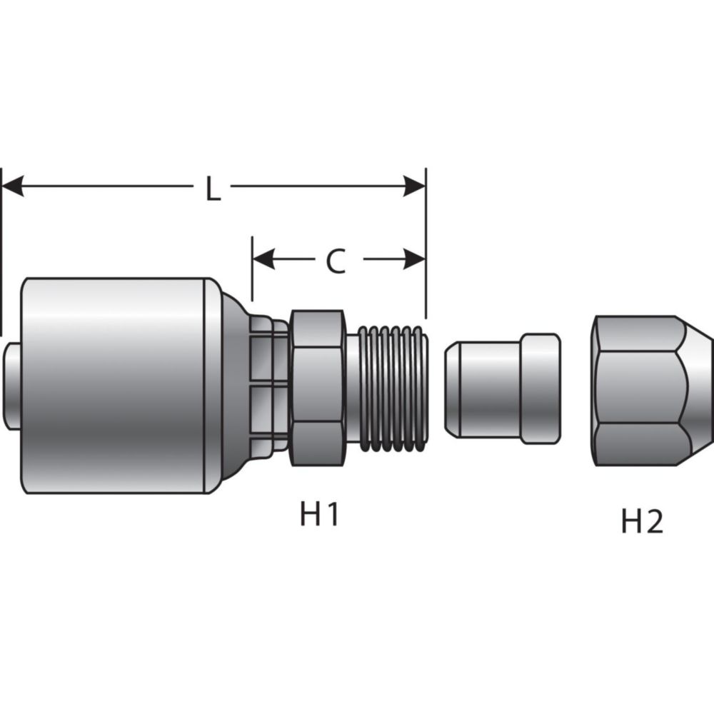 Coupling MegaCrimp™ 0.374