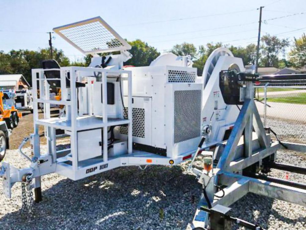 10,000 lbs 20,000 ft of 1 in rope Single Drum Puller