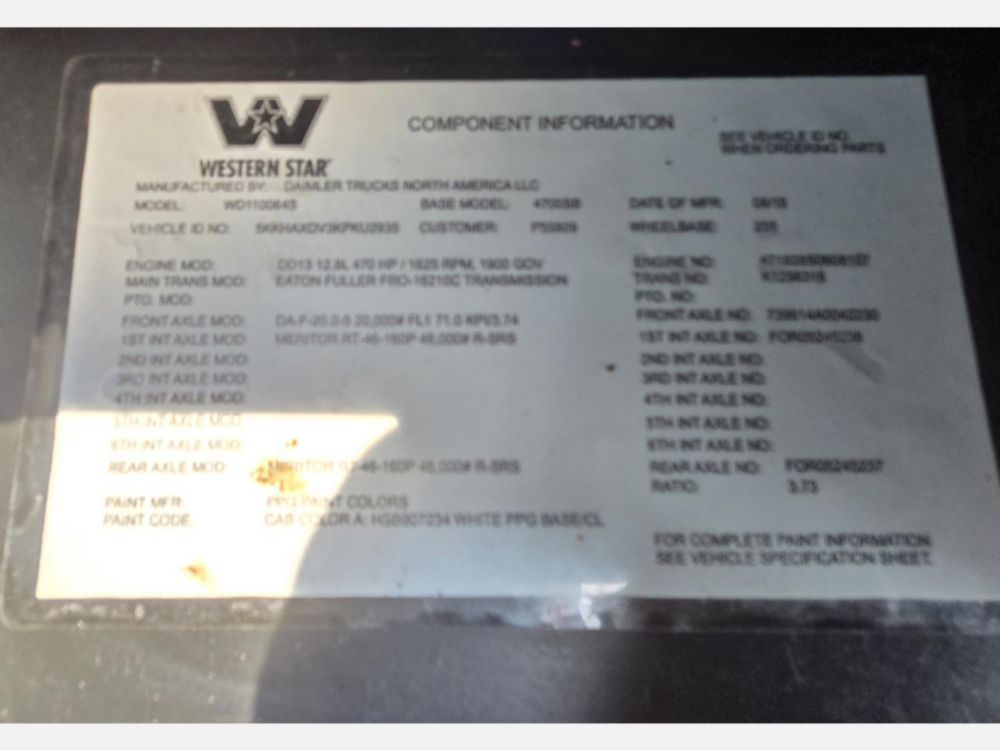 2019 WESTERN STAR 4700 6x4 Palfinger EPSILON M13A80 Hi-Rail Grapple Truck