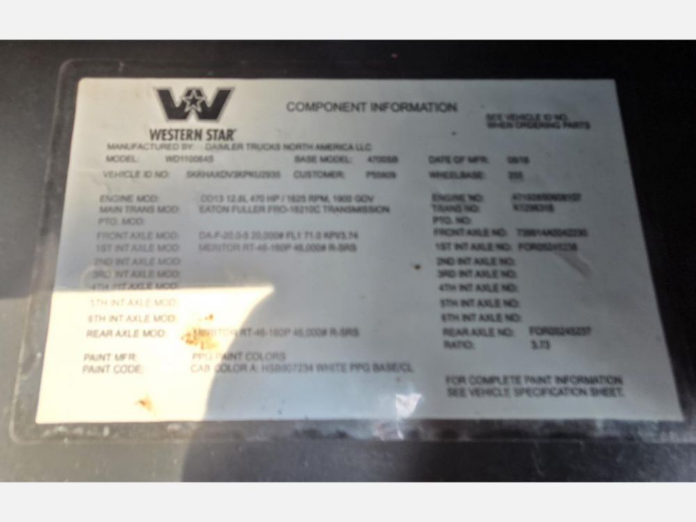 2019 WESTERN STAR 4700 6x4 Palfinger EPSILON M13A80 Hi-Rail Grapple Truck