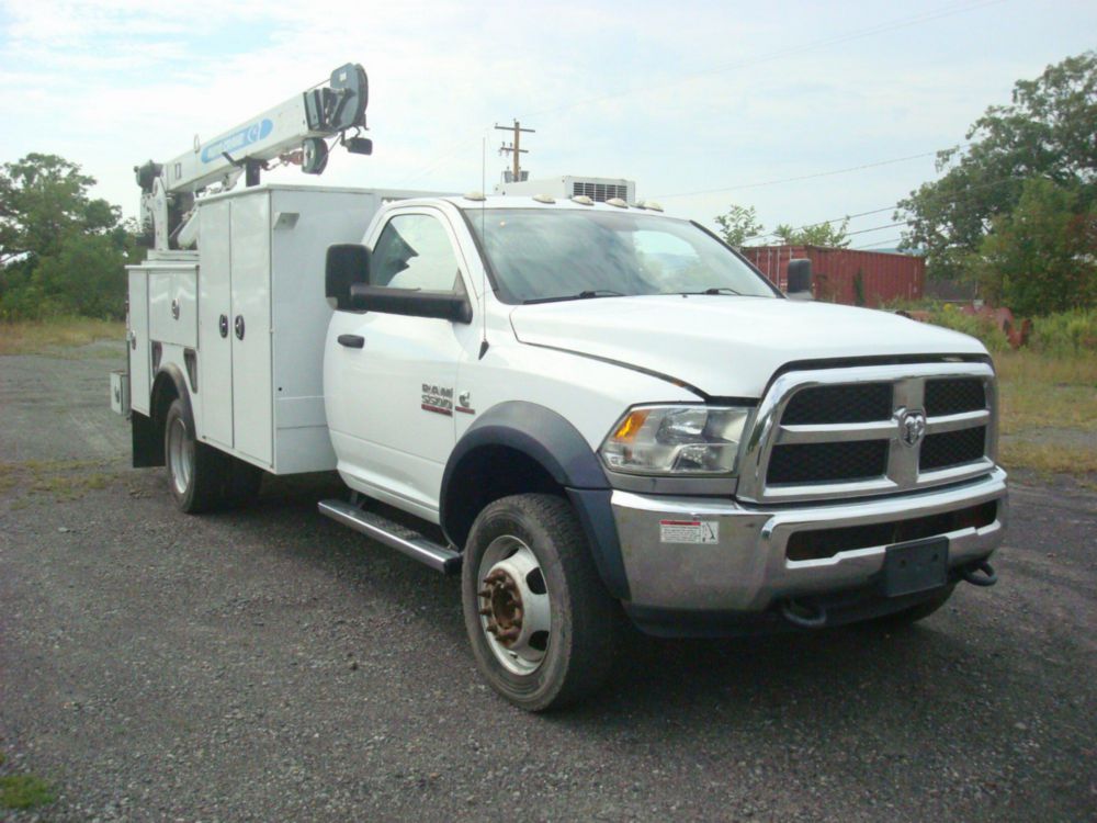 2018 Dodge Ram 5500 4x4 Auto Crane HC-7 Service Truck