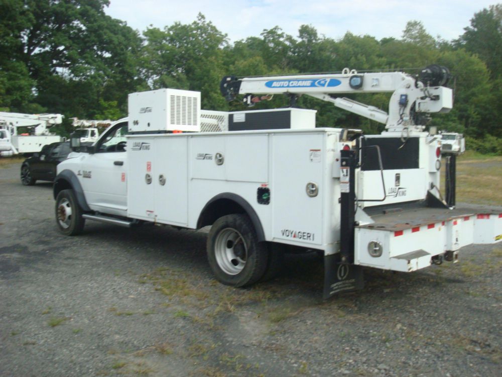 2018 Dodge Ram 5500 4x4 Auto Crane HC-7 Service Truck