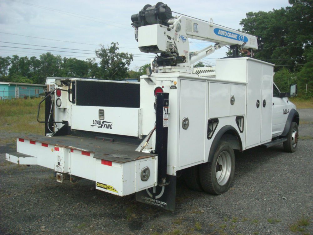 2018 Dodge Ram 5500 4x4 Auto Crane HC-7 Service Truck