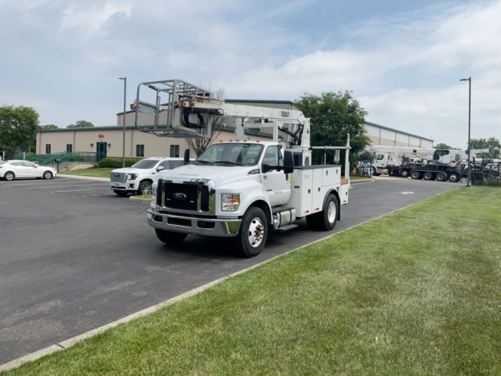 2019 Ford F750 4x2 Versalift VTP-40-NE Cable Placer