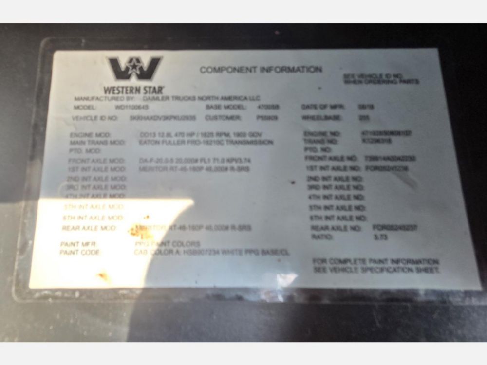 2019 WESTERN STAR 4700 6x4 Palfinger EPSILON M13A80 Hi-Rail Grapple Truck