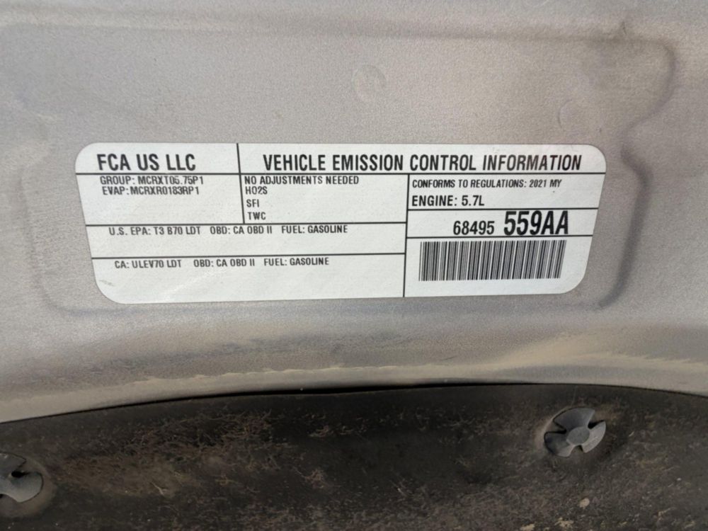 2021 Dodge Ram Hemi Powered 1500 4x4 Pickup Truck