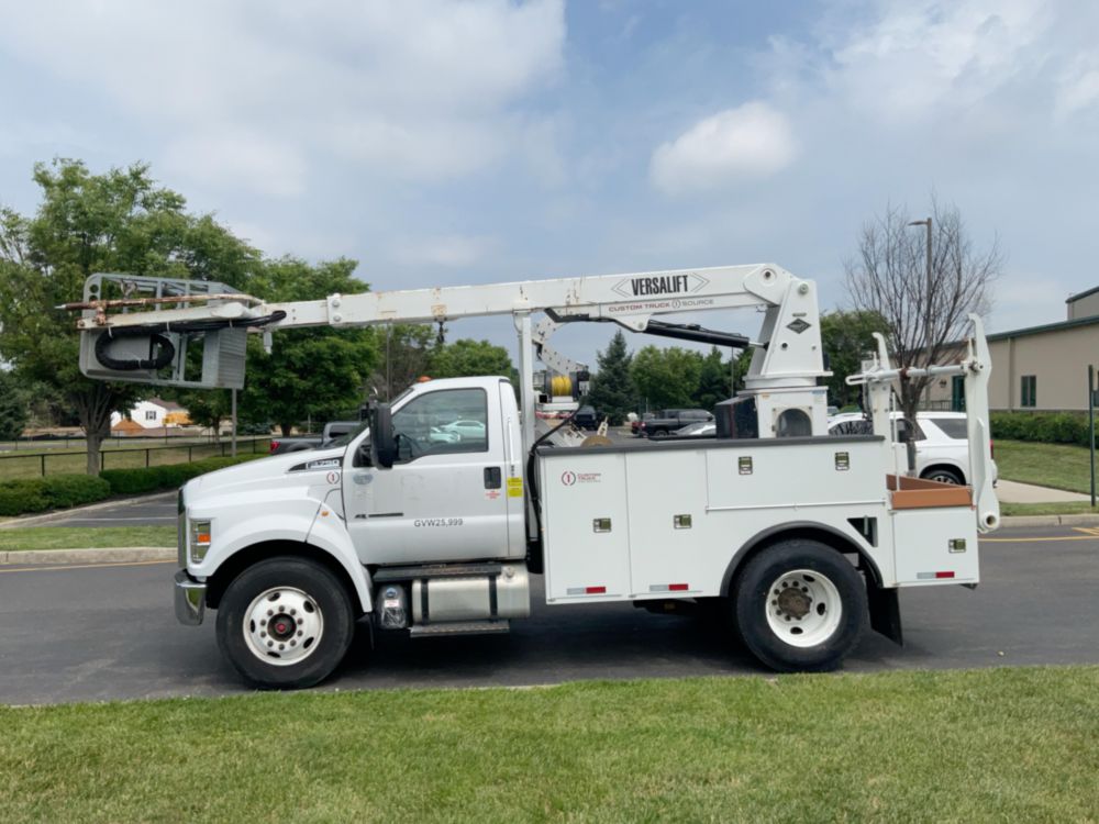 2019 Ford F750 4x2 Versalift VTP-40-NE Cable Placer