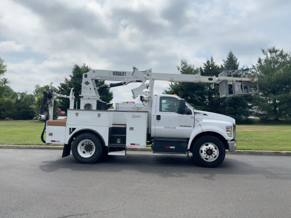 2019 Ford F750 4x2 Versalift VTP-40-NE Cable Placer
