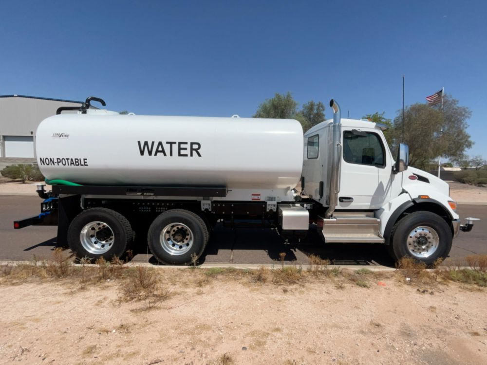 2025 Peterbilt 548 6x4 Load King LKW4000CF Water Truck