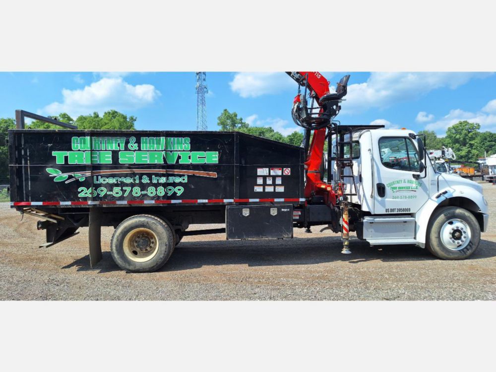 2022 Freightliner M2 Diesel 4x2 Fassi F-115 Grapple Truck