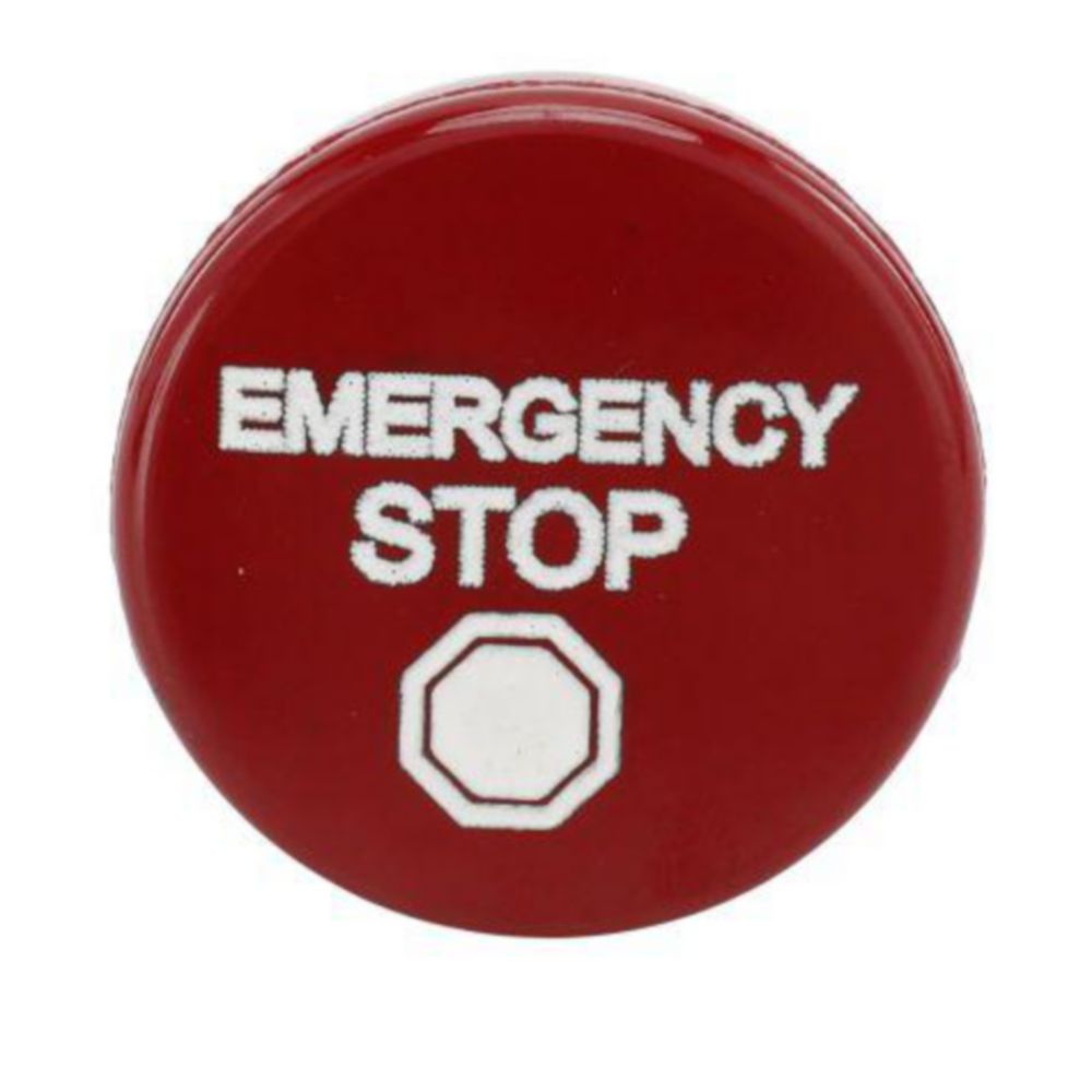 KNOB STOP RED 7/16-14 THD