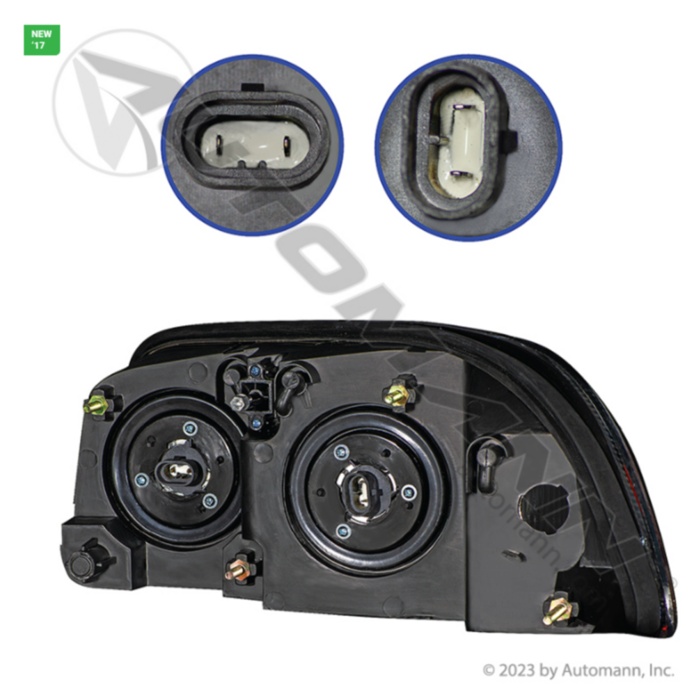 Automann Headlamp Assembly RH Mack