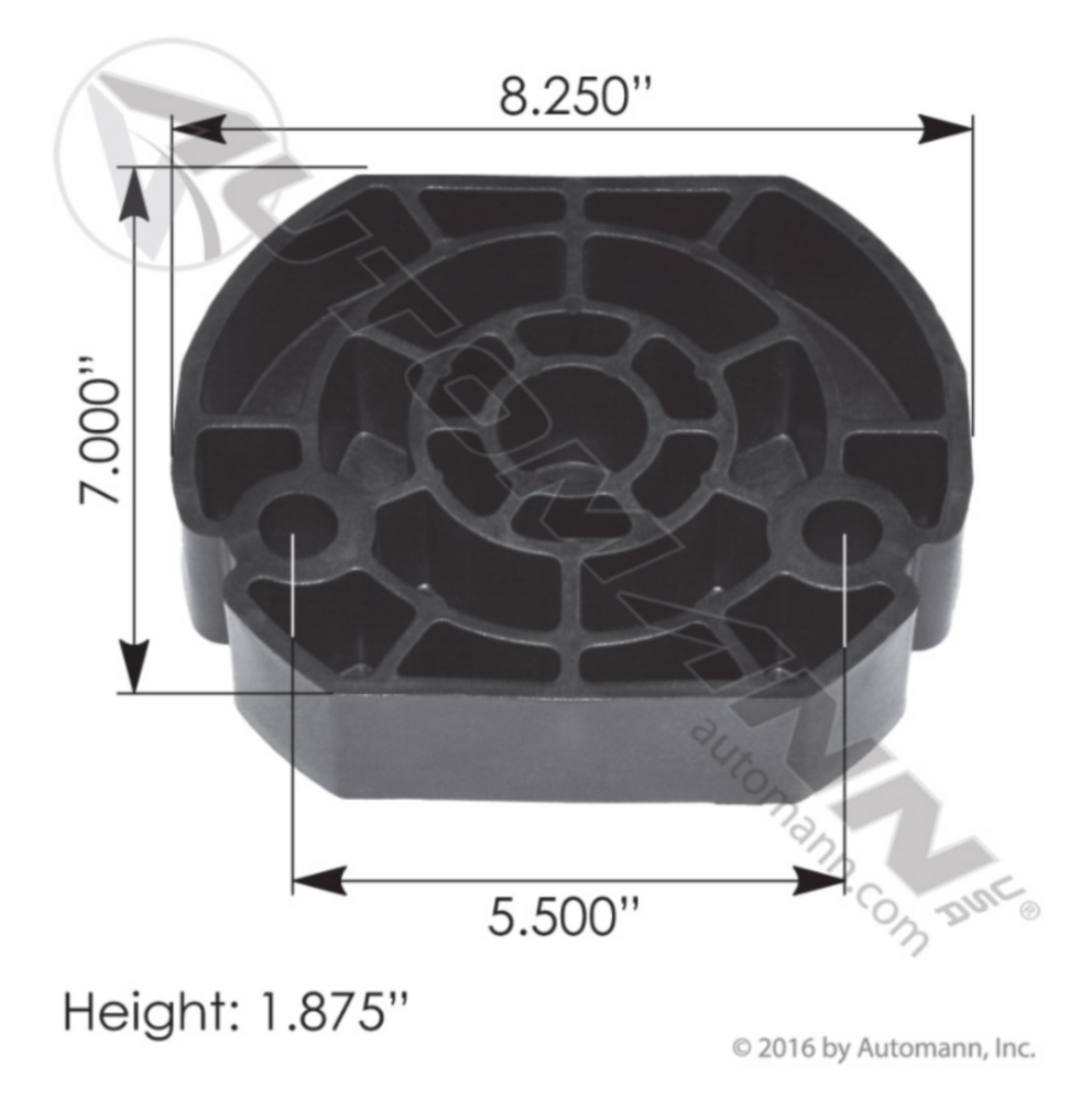Automann Airbag Spacer 1-7/8in