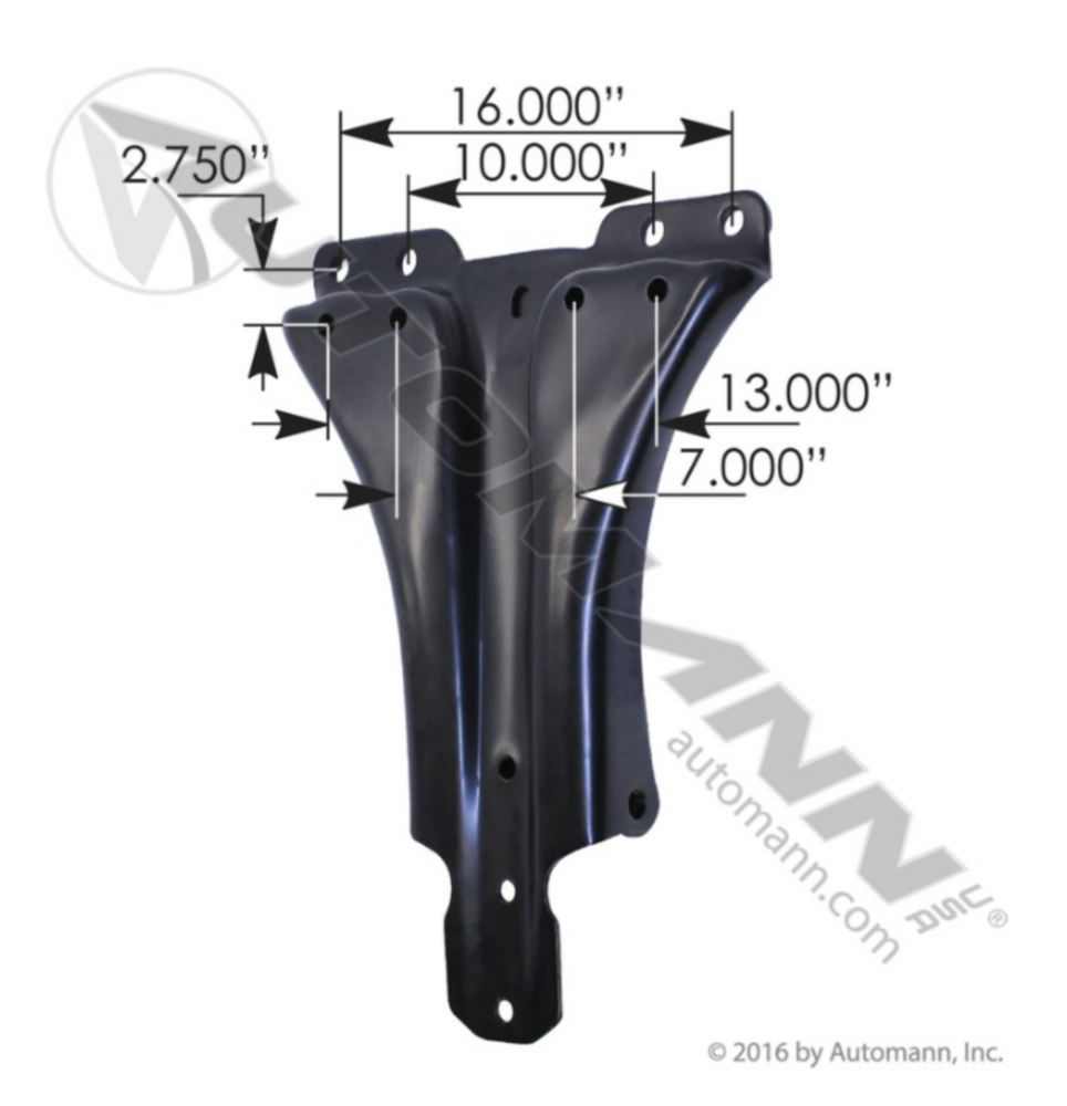 Automann Center Frame Bracket Kenworth