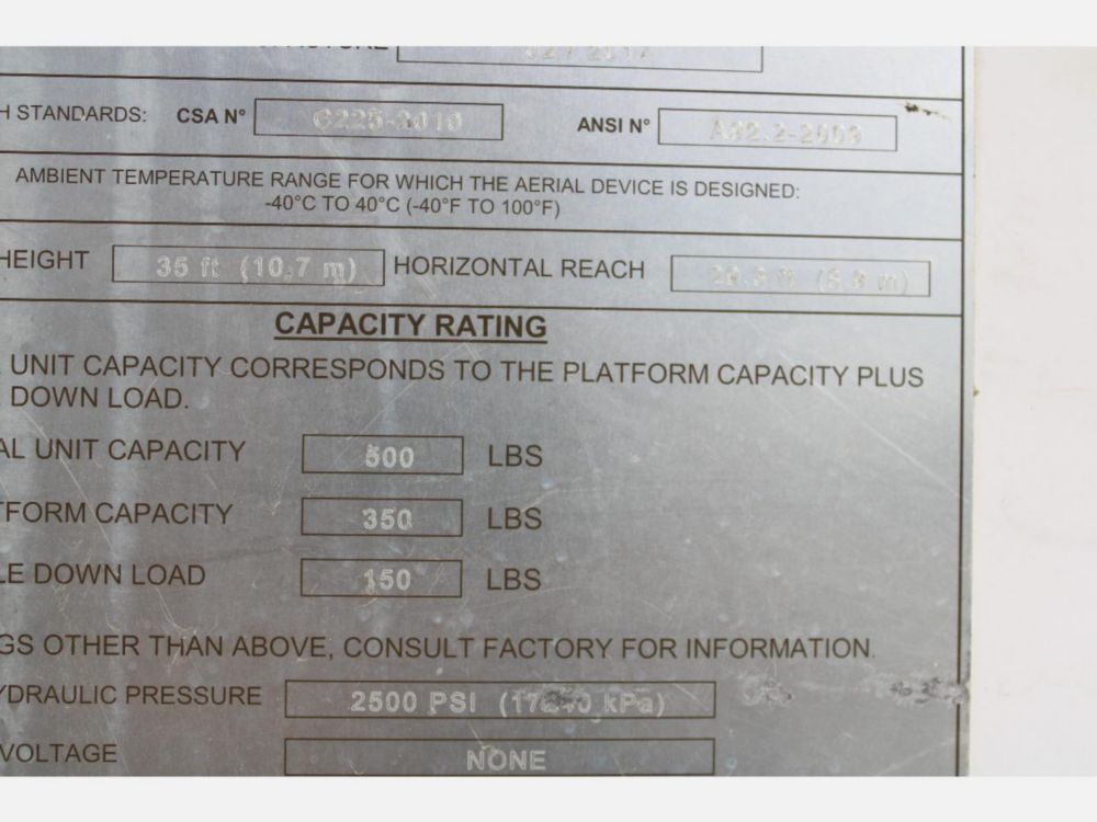 ETI 800-40 Cable Placer on 2017 Ford F650 4x2