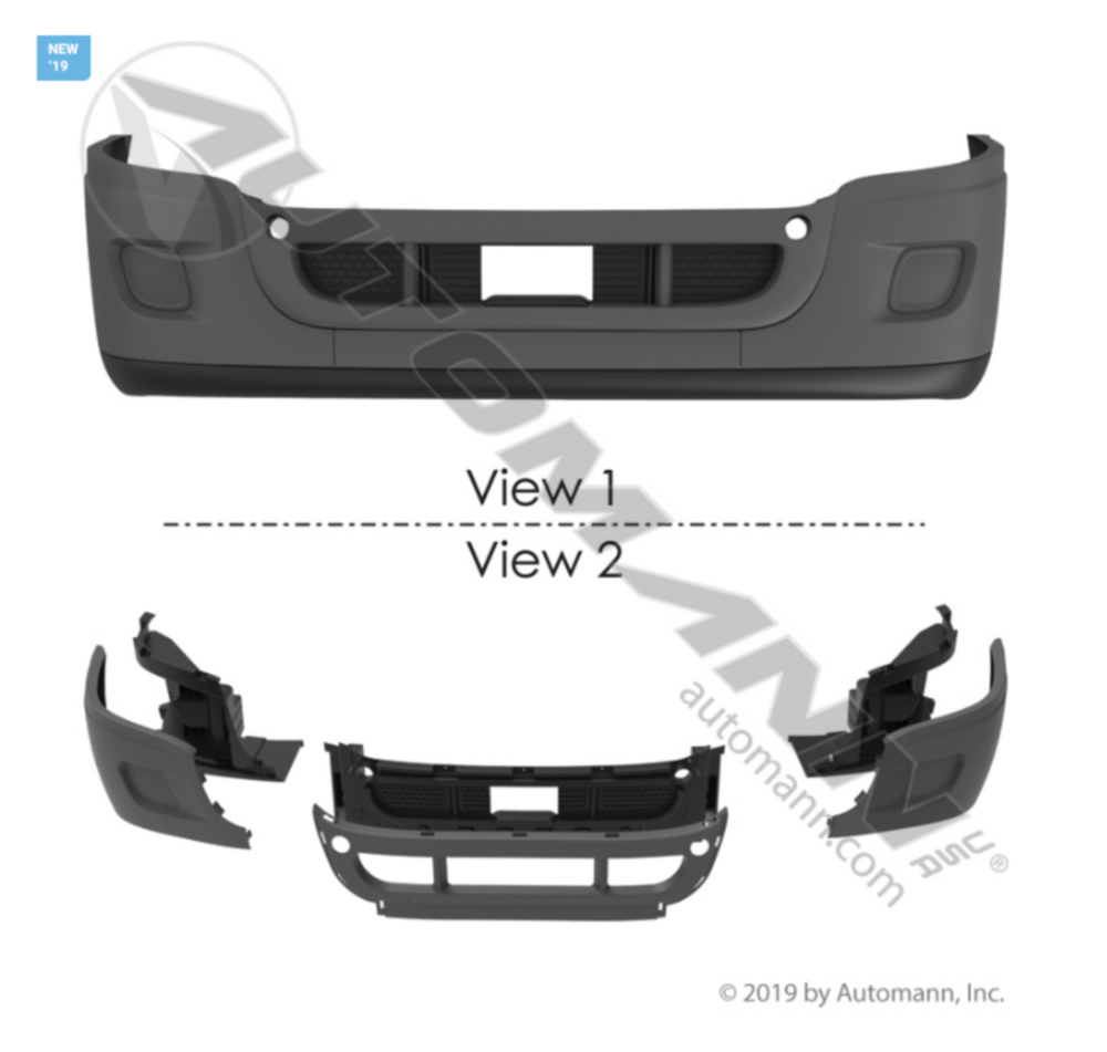 Automann Bumper Assembly Cascadia Freightliner