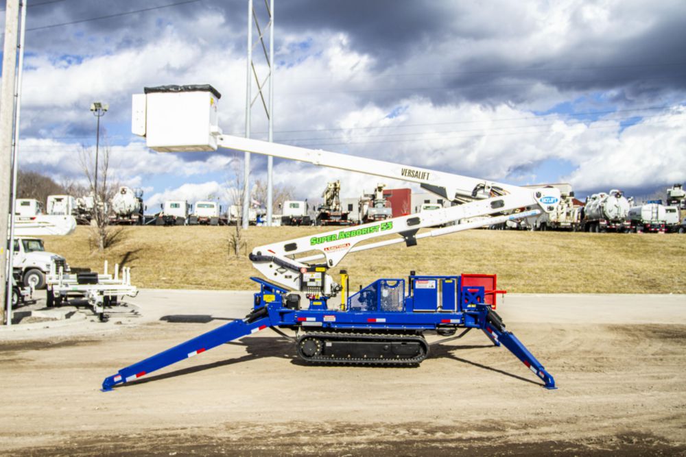 53 ft Track Backyard Bucket Rental - Custom Truck One Source