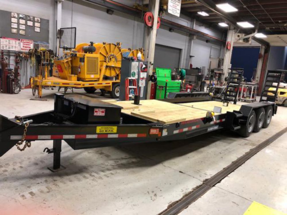 20,670 lbs 23' Triple Axle Pintle/Tag Trailer