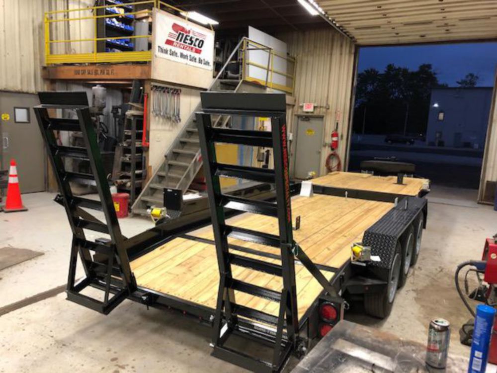 20,670 lbs 23' Triple Axle Pintle/Tag Trailer