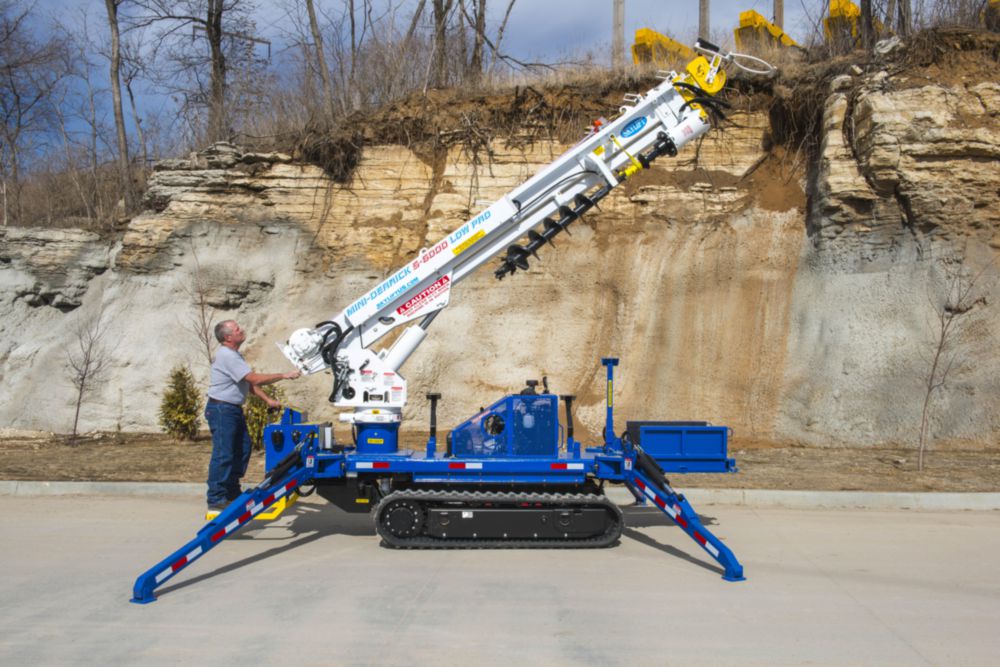 6,000 lbs 48 ft Track Backyard Digger Derrick