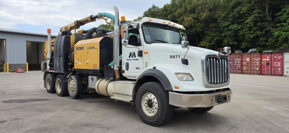 2018 Int'l HX615 Tri-Axle Vermeer VX200-1600 Hydro-Excavator Truck