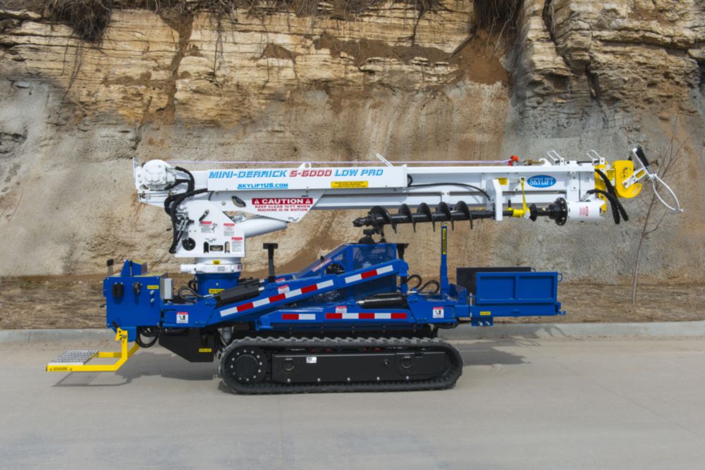 6,000 lbs 48 ft Track Backyard Digger Derrick