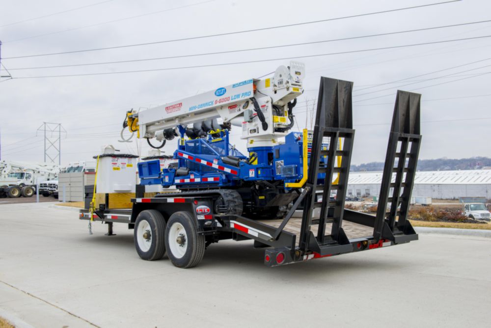 6,000 lbs 48 ft Track Backyard Digger Derrick
