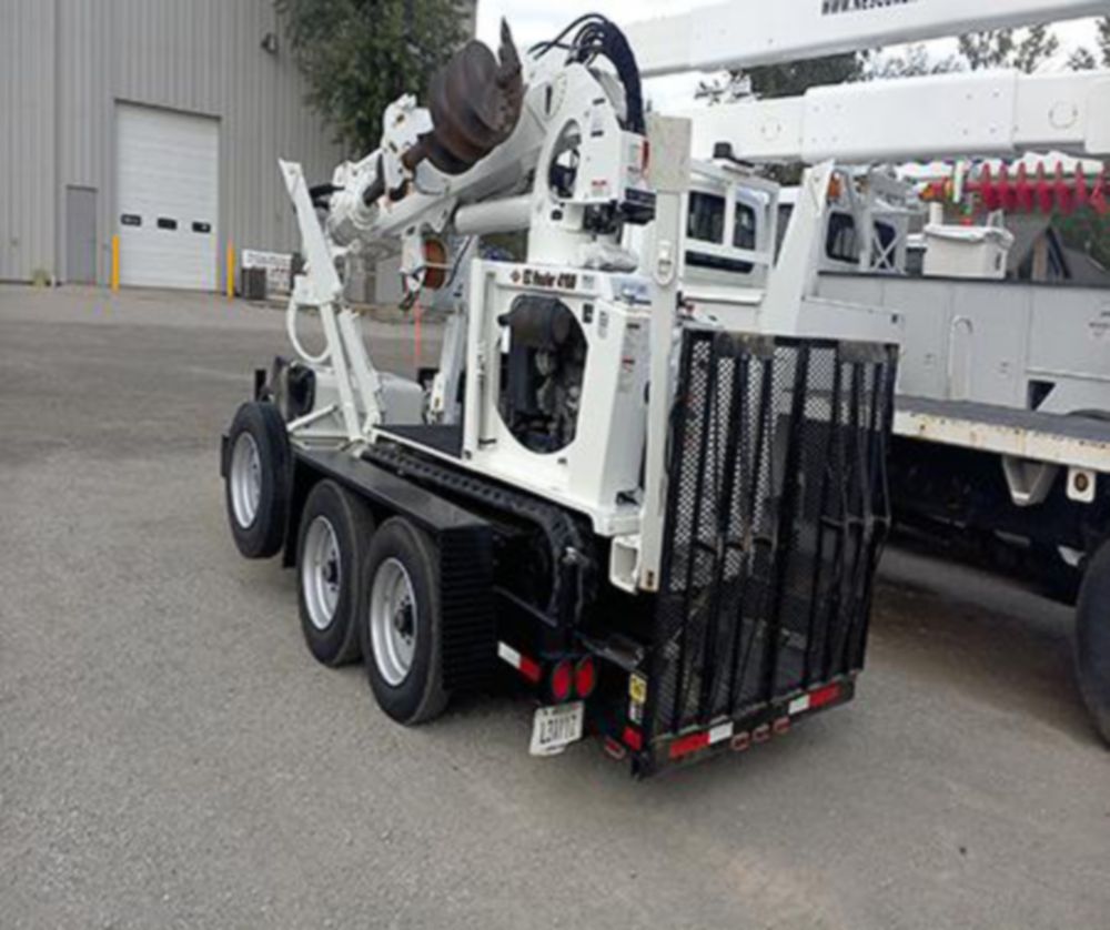 4,000 lbs 43 ft Track Backyard Digger Derrick