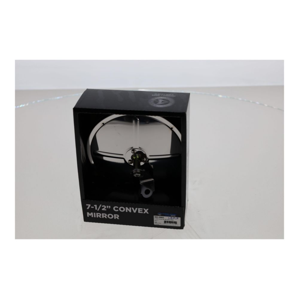 Automann Convex Mirror w/ L Bracket 7.5in S.Steel