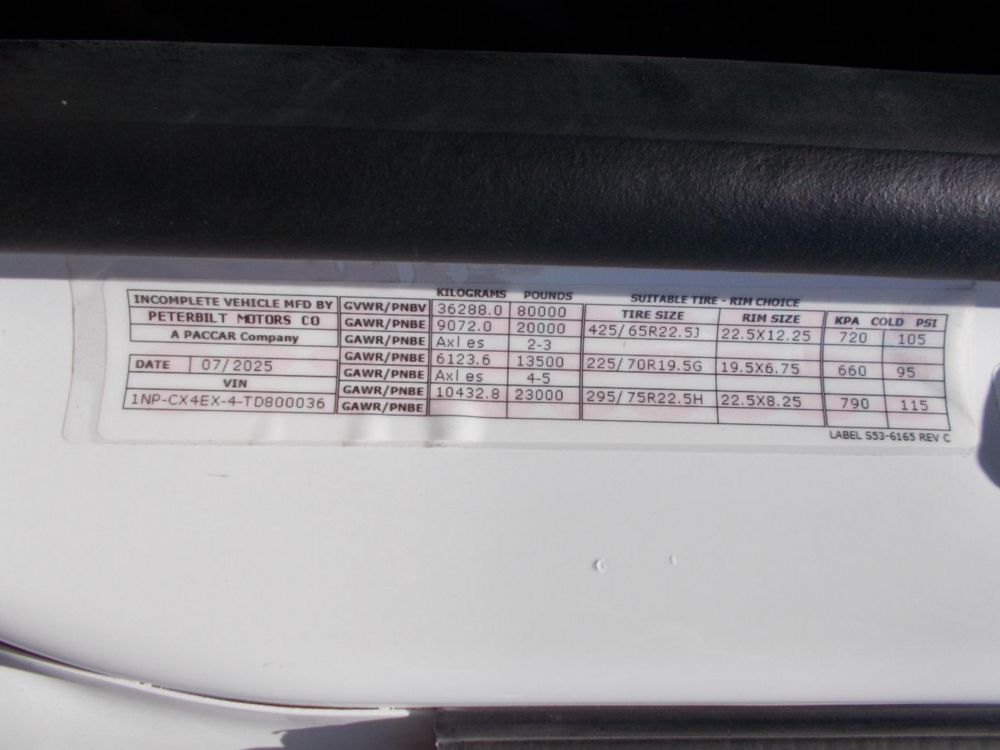 2026 Peterbilt 567 10x4 19' Load King Dump Truck