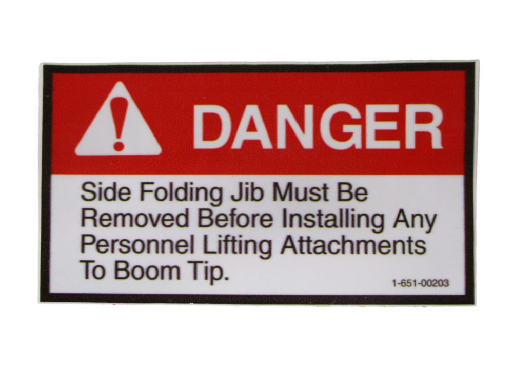 DECAL, DANGER-REMOVE SFJ