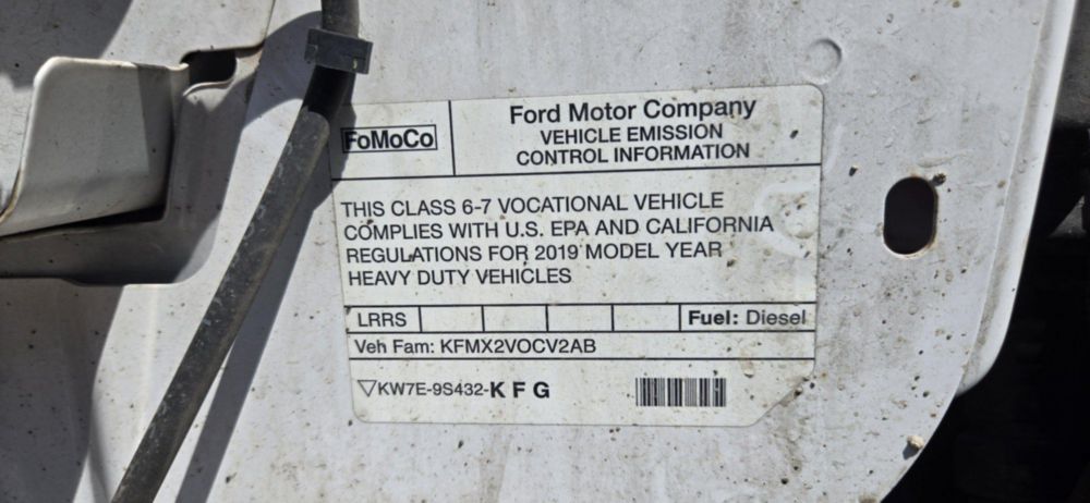 2019 Ford 750 4x2 Versalift VTP-40-NE Cable Placer Truck
