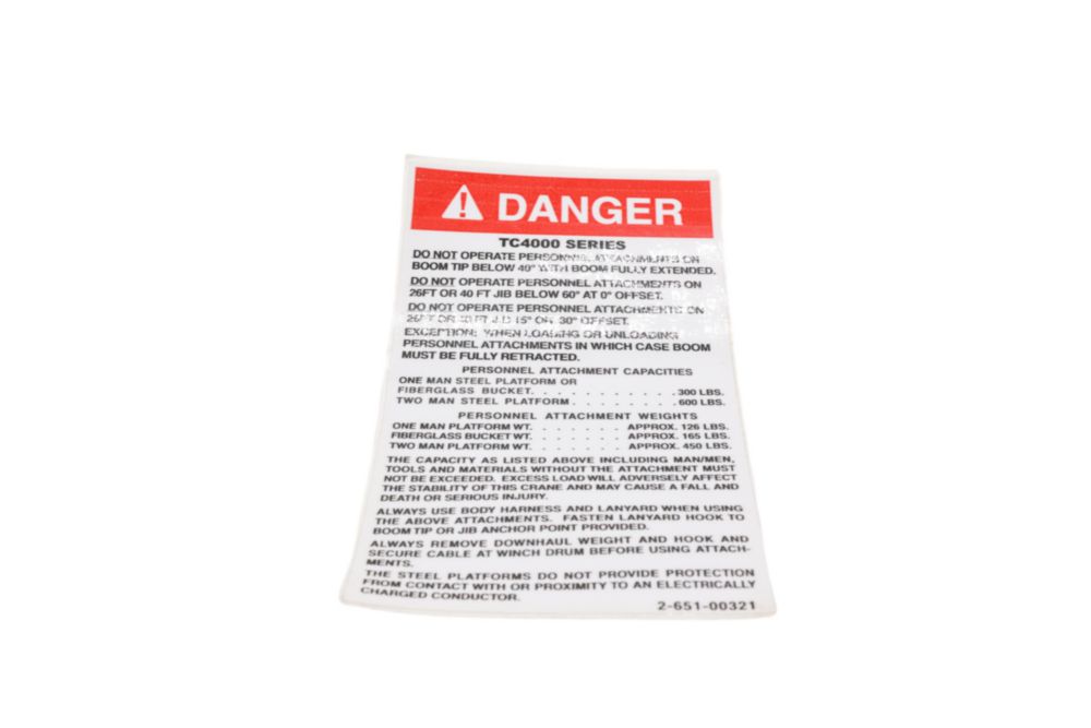 PLAC,PERSON ATTACH-TC4485