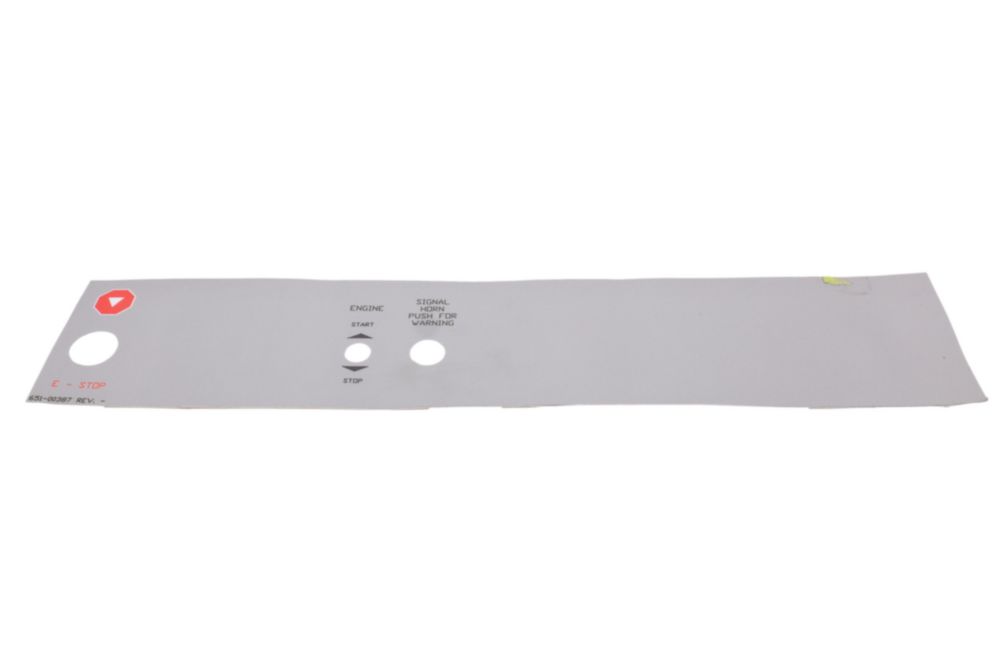 DECAL-SWITCH CONTROL C.S.