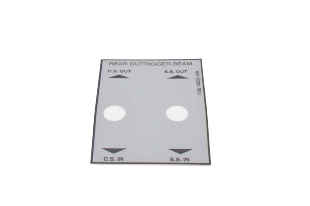 DECAL-REAR O/R BEAM