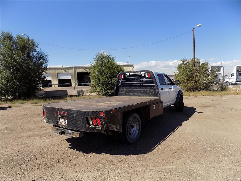 2017 Dodge Ram 5500 Crew Cab 4x4 Flatbed Truck