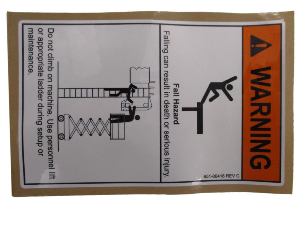 DECAL-SAFE ELEVATED ACCESS