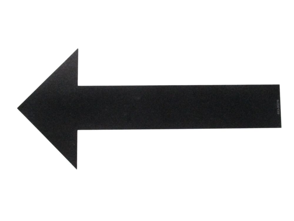 PLAC,O/R BEAM ARROW-BLK