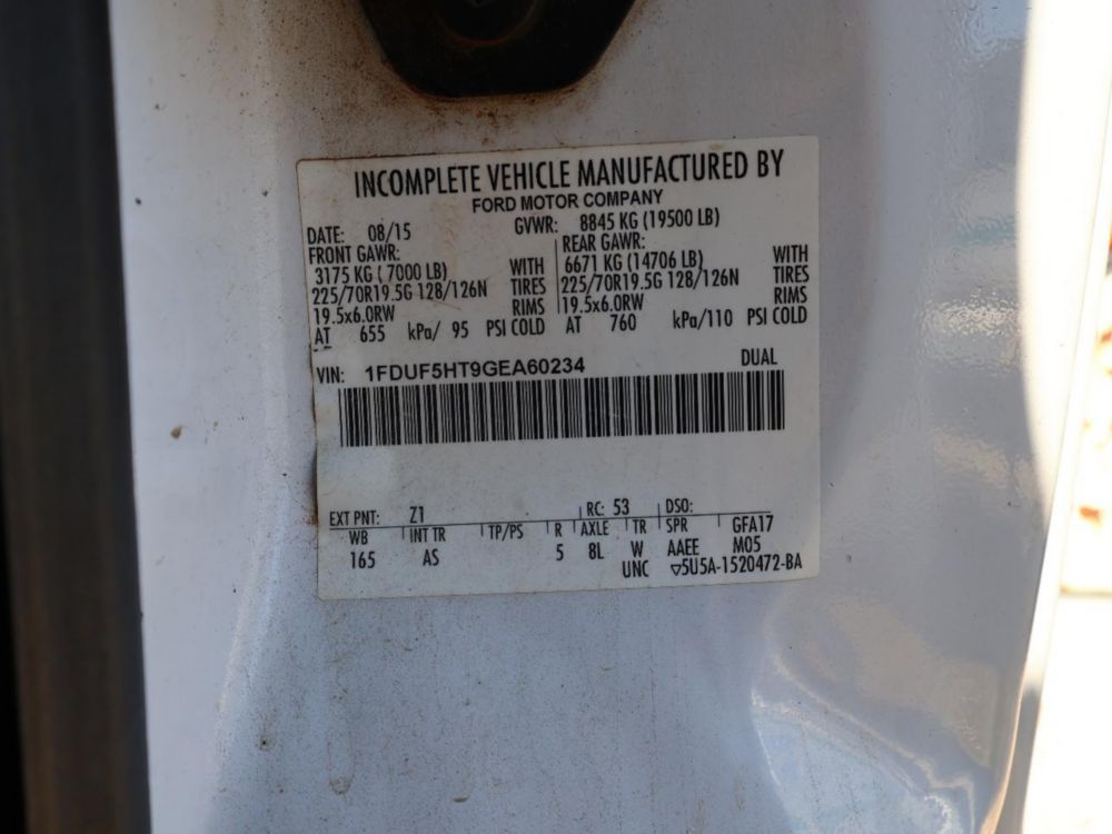 2016 Ford F-550 Terex LTM-40 Material Handler Bucket Truck