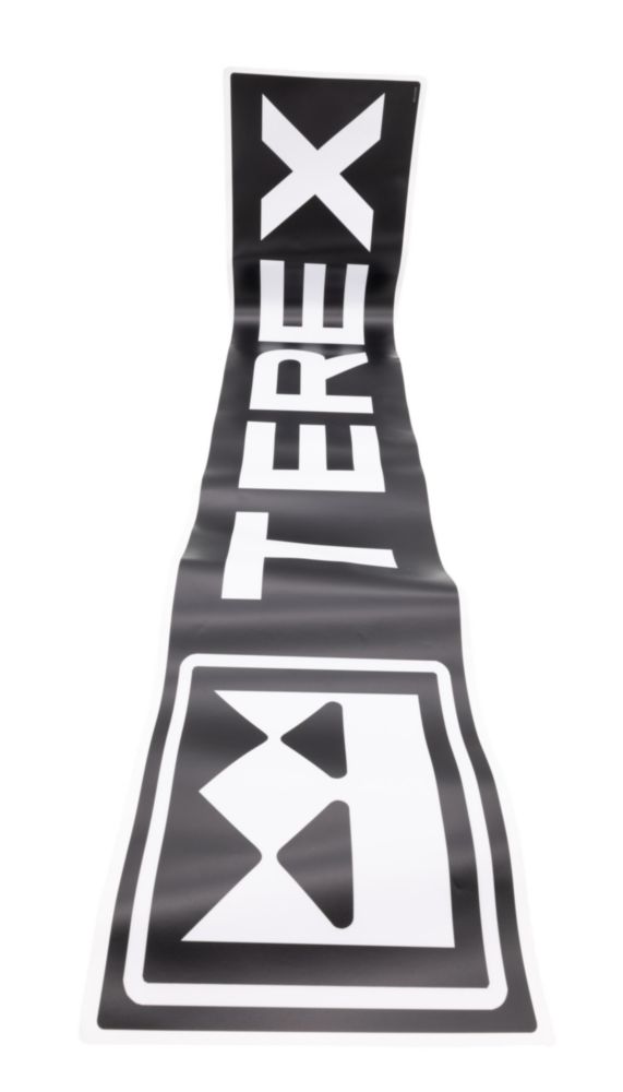 6 1/4" TEREX LOGO DECAL(BLACK)
