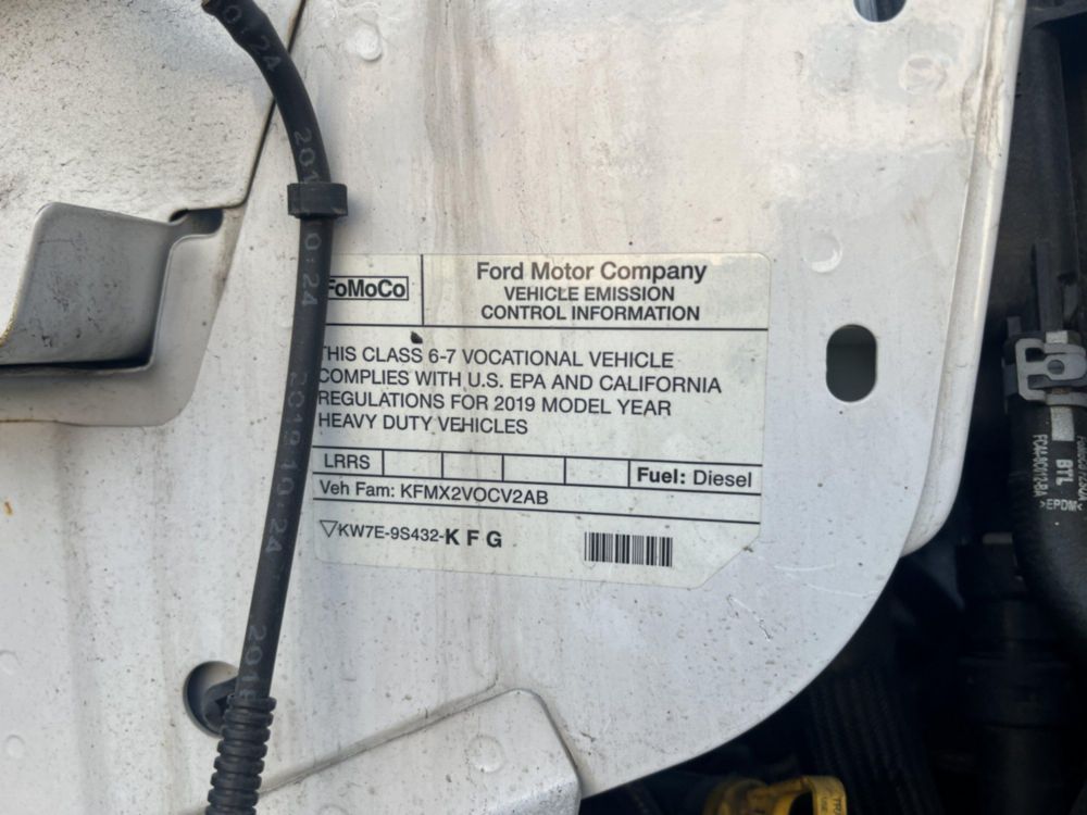 2019 Ford F-750 4x2 Flat Bed Knuckleboom Truck 