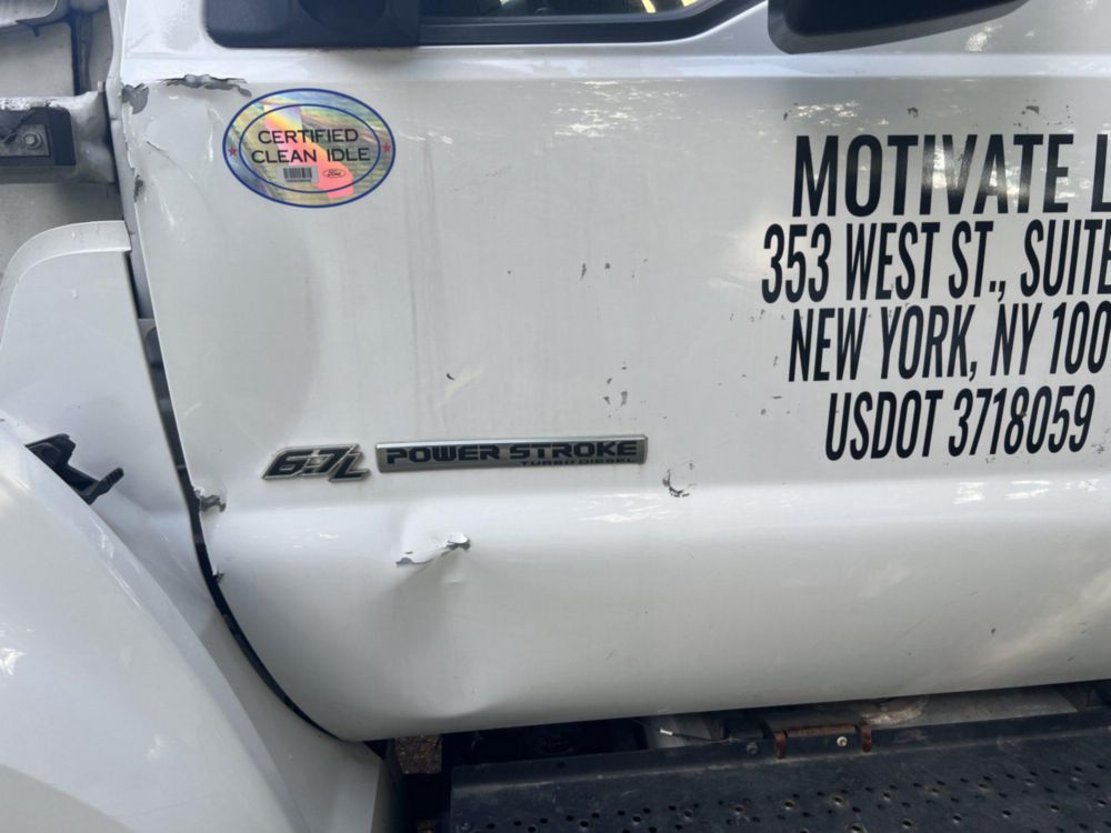 2019 Ford F-750 4x2 Flat Bed Knuckleboom Truck 