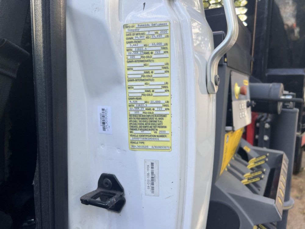 2019 Ford F-750 4x2 Flat Bed Knuckleboom Truck 