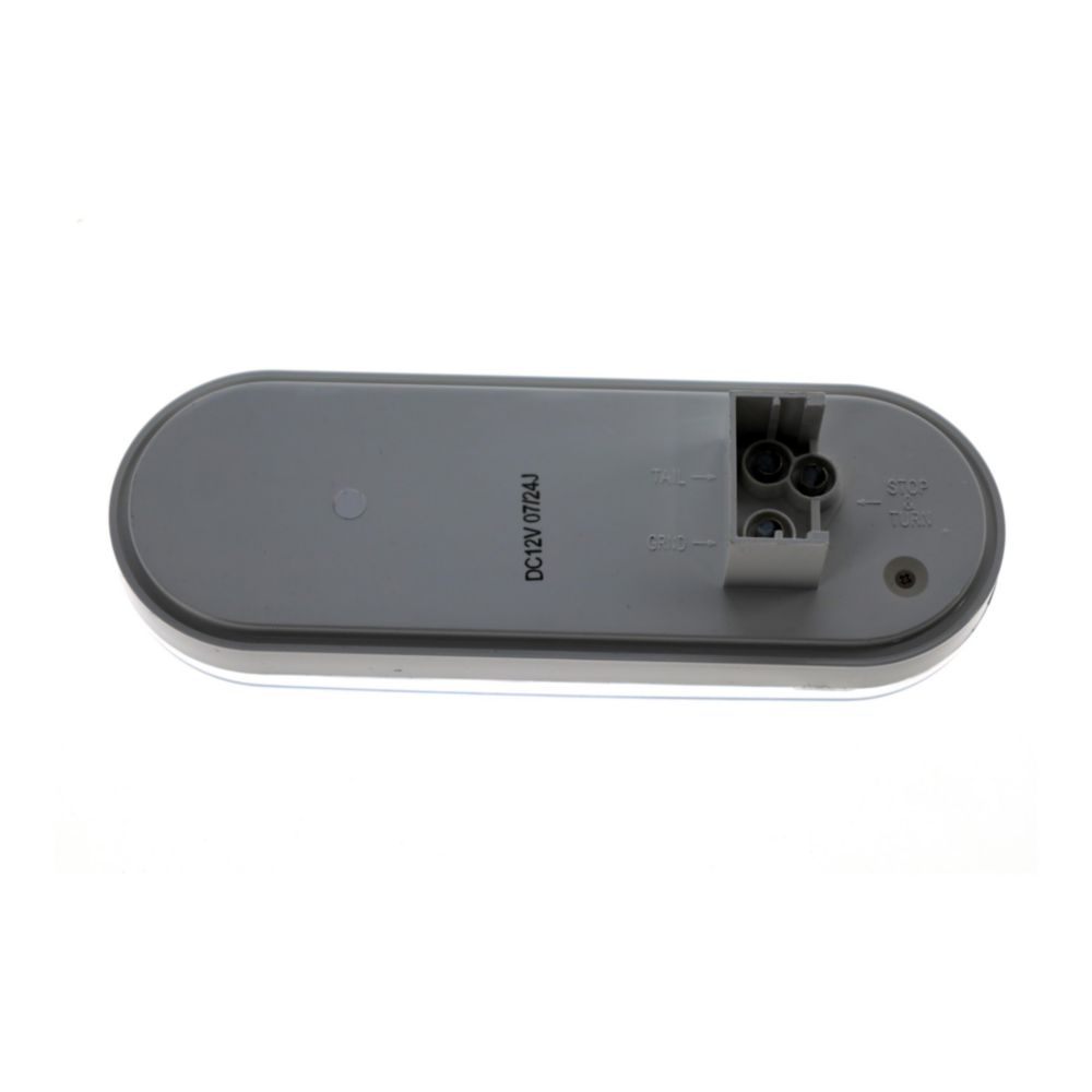 6" WHITE BACK UP OVAL MIRROR L