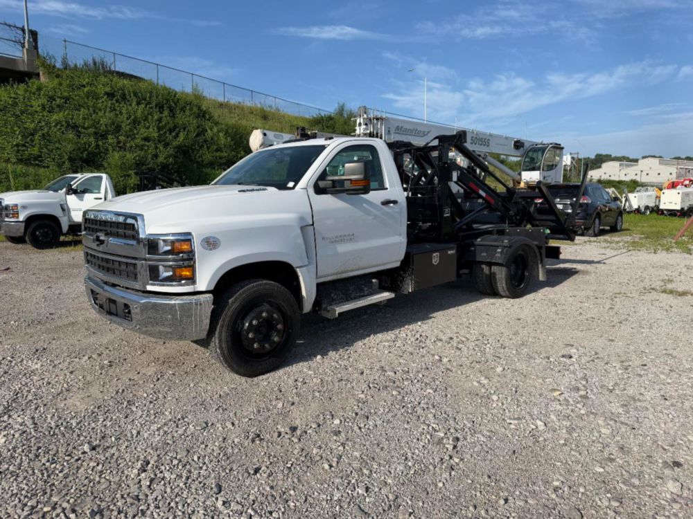 2023 Chevrolet 6500 4x2 Palfinger ACC-80 Container Handler Truck