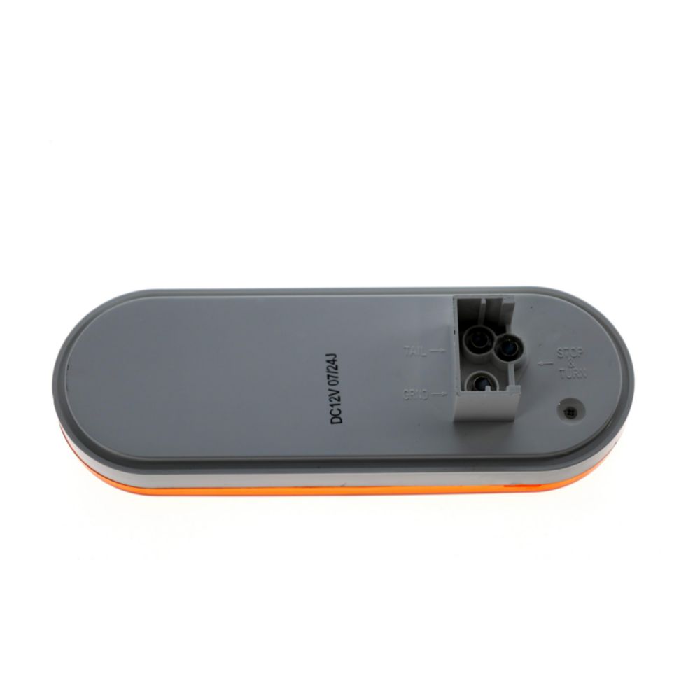 6" AMBER TURN   MARKER OVAL MI