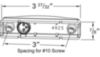 SuperNova® 3" Center Thin-Line Dual Intensity LED Clearance Marker Lights